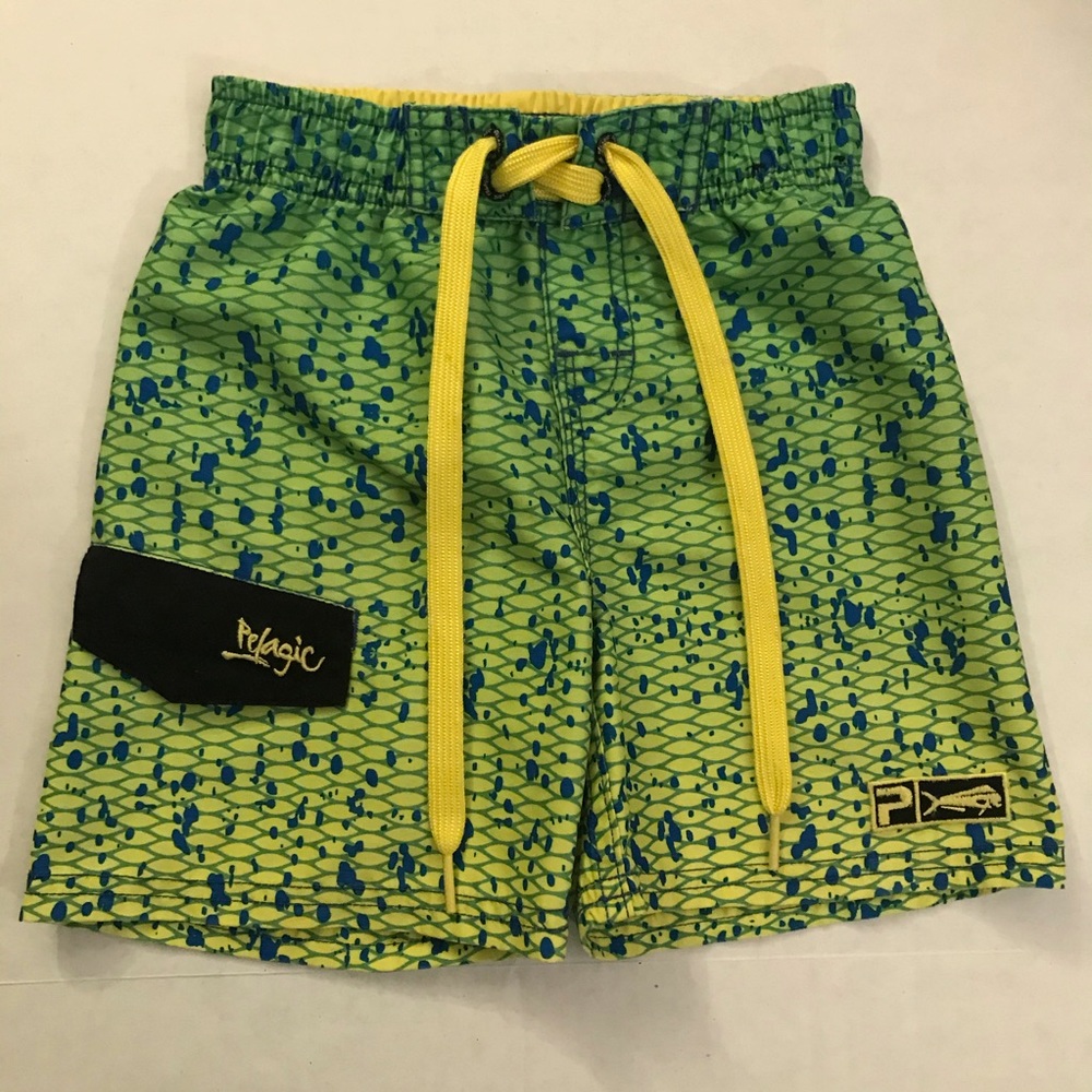 Kids PELAGIC Dorado Boardshorts Mahi Mahi